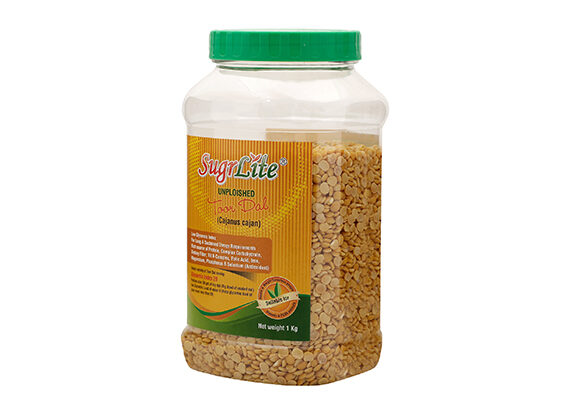 SugrLite Unpolished Arhar (Toor) Dal